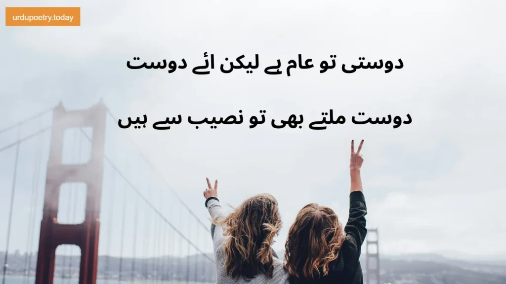 Friendship Poetry In Urdu