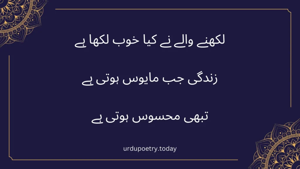 Inspirational Life Quotes In Urdu