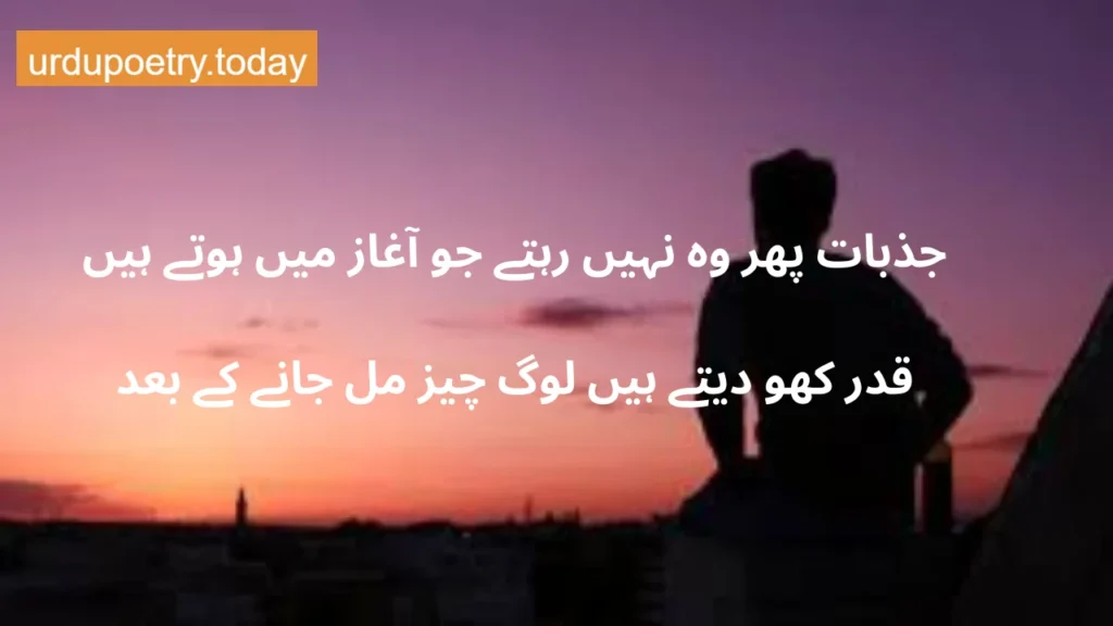 Sad Poetry In Urdu